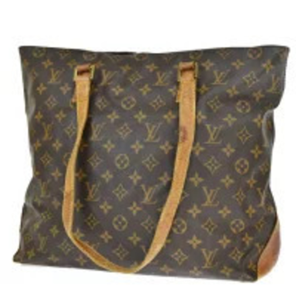 Louis Vuitton Cabas Mezzo Shoulder Bag Tote Monogram Leather